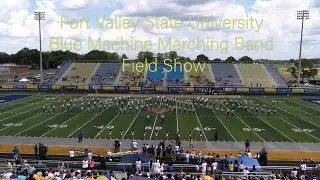 Fort Valley State University Blue Machine Marching Band Field Show Vs Clark Atlanta University 2024