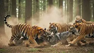 The Deadliest Encounter: Tigers vs Wolves
