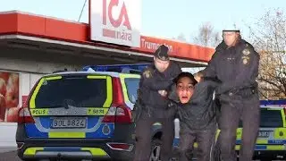 Snattare prank på Ica i Stockholm åker fast(polisen kom)
