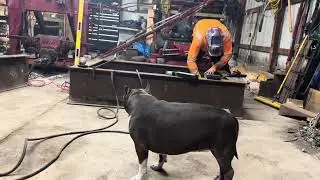 welding winch box frame