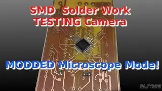 SMD Solder Work Nikon CoolPIX S8200 Modded for Microscope Mode.