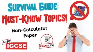 What will be in the 2025 Mathematics IGCSE 0580 Non-Calculator Paper?