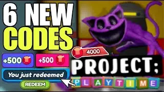 *NEW* PROJECT PLAYTIME MULTIPLAYER ROBLOX CODES 2024 | PROJECT PLAYTIME MULTIPLAYER CODES