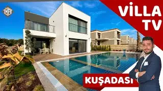 Kuşadası ikiçeşmelik Havuzlu Bahçeli Satılık Villa ✧ Ev Turu tanıtım videoları