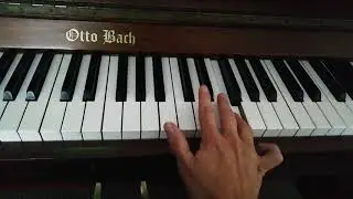 F min scale for pianos and keyboard, one octave