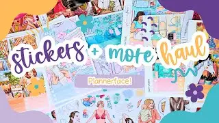 Lots of Shopping at my Favourite! ✿ Sticker Haul [Plannerface] ✿ April - May 2025 ✿ AD