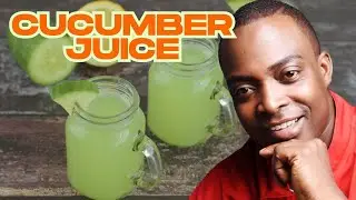 Cucumber Ginger and lemon Juice! Detox & Cleanse! Reduce Belly Fat!!