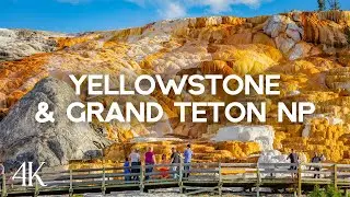 Amazing US National Parks as 8K TV Screensaver - Stunning Scenery of Yellowstone & Grand Teton