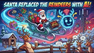 Santa Replaced the Reindeers with AI - Funny Country Christmas Song 🧑&zwj;🎄🤖