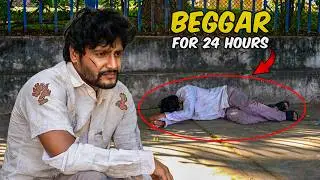 I Lived 24 Hours as a Beggar&mdash; Eye Opening Experience || Mr Mad Videos