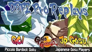 DBFZ GO1 vs JP Gosu Players Part.1 [Dragon Ball FighterZ] Pro replays