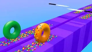 Donut Runner 3D / All Levels Gameplay Android iOS
