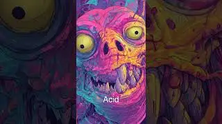 Drug Monsters | Horror  #animation #education #drugs #scary #ai