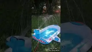 Air Plane Inflatable Sprinkler Pool for Toddlers and Kids