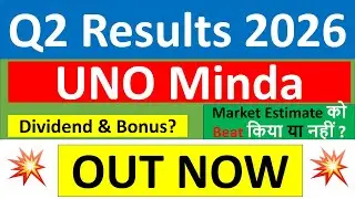 UNO Minda Q2 results 2026 | UNO Minda results today | UNO Minda Share News | UNO Minda latest news