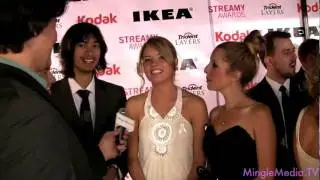 The Cast of Oz Girl @ 2nd Annual Streamy Awards LIVE from the Red Carpet