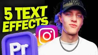 TEXT Effects in Adobe Premiere Pro 2025 (Slide in's, Flicker, Blur Reveal & Jitter)