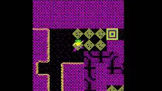 BBC Micro Repton 2 (pre-release): Screen C (bottom) route