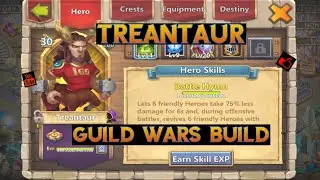 Building Treantaur for guild Wars || Rolling traits || Quirky traits Event || Castle Clash