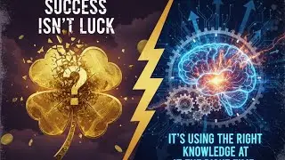 Success Isn&rsquo;t Luck The Right Knowledge at the Right Time #sucessmindset #rightchoices #neurovibe 