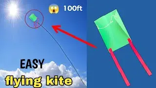 paper kite making | paper kite kaise banaen | make a high flying kite with paper 