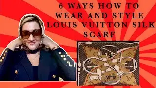 MY LOUIS VUITTON TRIBUTE TO SQUARE | MONOGRAM SILK| UNBOXING AND 6 WAYS HOW TO WEAR & STYLE A SCARF