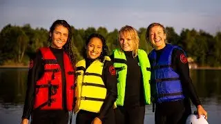 Girl power in Supersplash! Met Miss België Elena, Aagje, Fee en Line