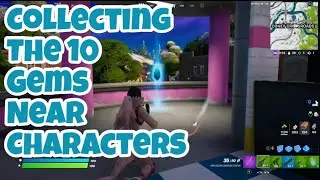 Collect Gem Fragments Near Characters (Fortnite Chapter 3 Shanta Quest Guide?