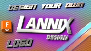 Using Text In Fusion 360 For Nifty Renders // Lannix Design