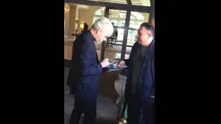 Sam Elliott of Tombstone signing autographs