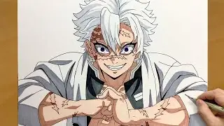 How to Draw Sanemi Shinazugawa || Demon Slayer Art Showcase || Step-by-Step Anime Sketch