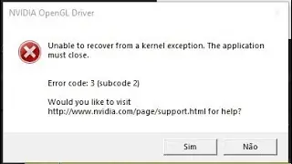 Tutorial erro Premiere Unable To Recover From a Kernel exception  The Application