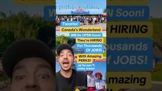 Canada's Wonderland Is Hiring 4,000 Seasonal Workers With Perks Like Competitive Pay! #toronto