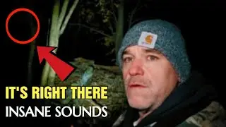 (BIGFOOT or DOGMAN) SCARY NIGHT ALONE IN THE FOREST HUNTING CRYPTIDS 