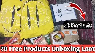 100% Free Products Unboxing today.Free Online Shopping loot.Free Sample products in India