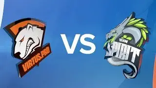 Virtus.pro G2A vs Team Spirit | Полуфинал кубка России по киберспорту 2017.