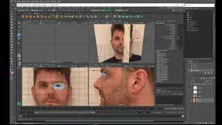 Poly Face model - Maya 2017 Character Model