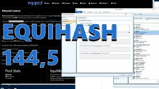 Как настроить Equihash 144,5 (ZHash) для BitcoinZ и SafeCoin