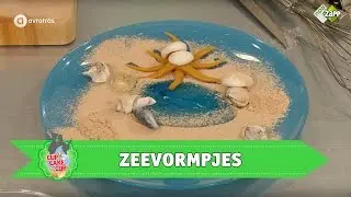 Zee vormpjes van marsepein | Versieren