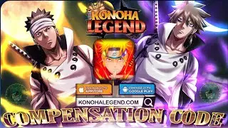 Konoha Legend - Ninja AFK mobile Compensation Code 🎁 TOP Naruto Mobile Game 🔥🔥 android/iOS