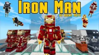 AgentO&rsquo;s Iron Man addon! ADDS TONS of Iron Man suits! (Heroic Legacy) | Bedrock/MCPE 1.21+