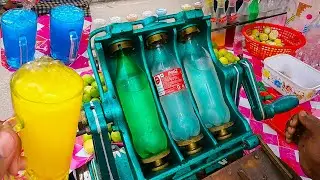 Famous Indian Volcano Lemon Soda Mango Soda Blueberry Soda Rs 30 ! #Best food at Dhaka Bangladesh