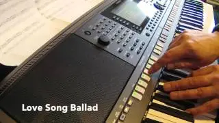 Performing Ballad Styles on Yamaha PSR S770