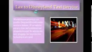 LAX to Disneyland Town Car Service