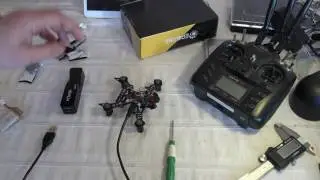 Eachine  Bat  QX105 unboxing configuration binding and first demo flight (Courtesy Banggood)