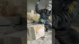 Hammer strikes, chisel guides&mdash;morning shapes stone into form&rsquo;s quiet defiance