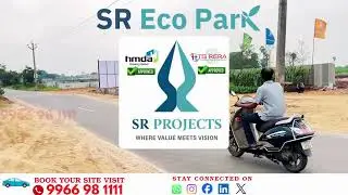 Hyderabad&rsquo;s Fast Growing Location | SR Eco Park HMDA & RERA Plots |18 Acres Gated Community #ecopark