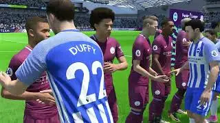 1. Brighton vs Manchester City - Premier League (J1) - FIFA 18