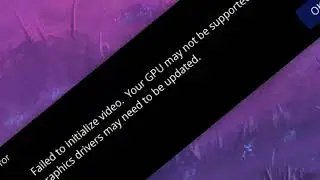 Как убрать Failed to initialize video. OBS. Ошибка