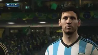 2014 FIFA World Cup Brazil - Brazil vs Argentina - [Online World Cup Gameplay]